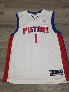 Vintage Detroit Pistons Chauncey Billups Jersey Size Large